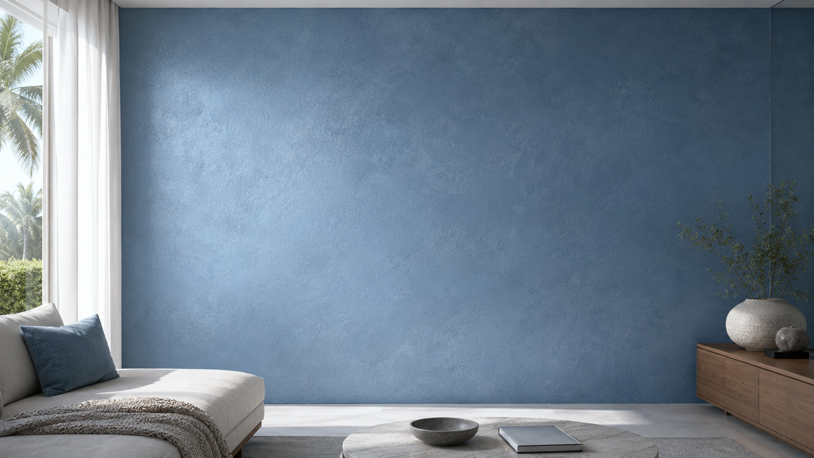 Visualization of a nearly smooth pearlescent wall with very fine quartz texture